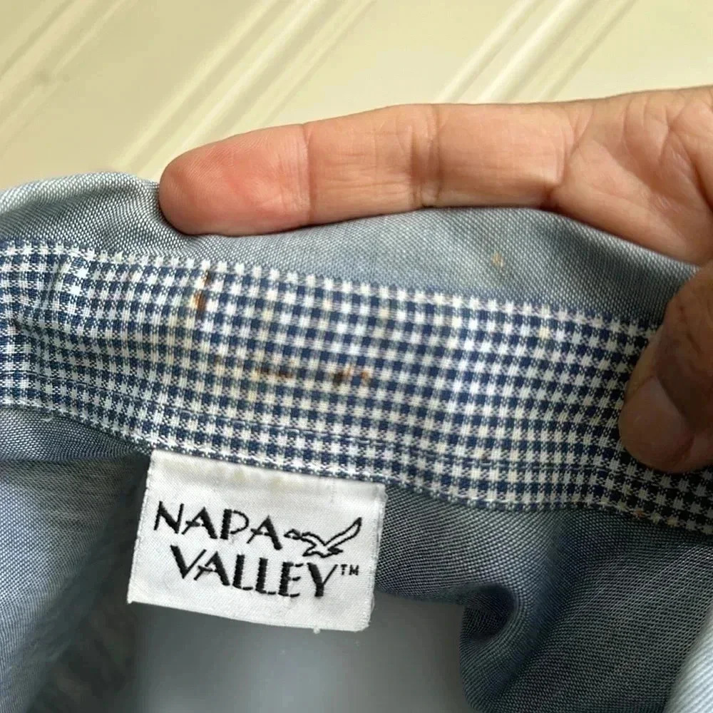 Napa Valley Chambray Heart ❤️ & Stars ⭐️ Top - Picture 7 of 7